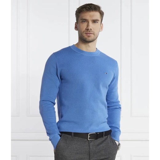 Tommy Hilfiger Sweter CHAIN RIDGE STRUCTURE | Regular Fit ze sklepu Gomez Fashion Store w kategorii Swetry męskie - zdjęcie 184340290
