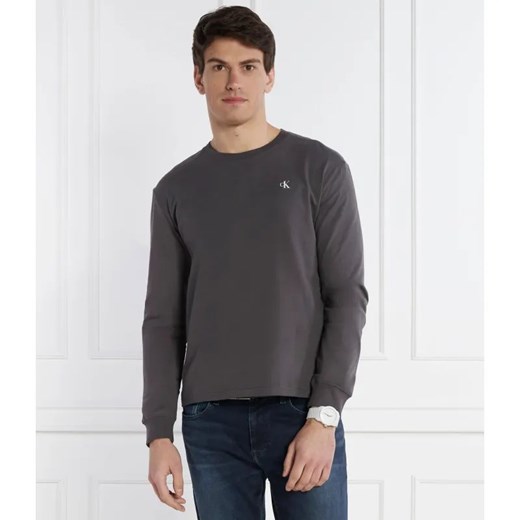 Calvin Klein Jeans Longsleeve INSTITUTIONAL LS GRAPHIC | Regular Fit ze sklepu Gomez Fashion Store w kategorii T-shirty męskie - zdjęcie 184340302