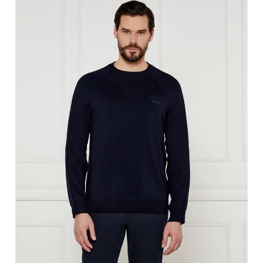 BOSS BLACK Wełniany sweter Balleto_PS Boss X Porsche | Regular Fit ze sklepu Gomez Fashion Store w kategorii Swetry męskie - zdjęcie 184340341