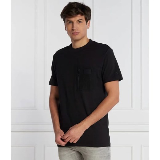 Calvin Klein Jeans T-shirt MIX MEDIA | Regular Fit ze sklepu Gomez Fashion Store w kategorii T-shirty męskie - zdjęcie 184340374