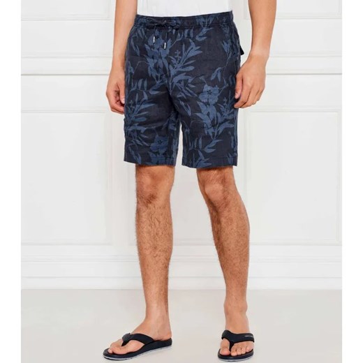 Tommy Hilfiger Lniane szorty HARLEM | Regular Fit ze sklepu Gomez Fashion Store w kategorii Spodenki męskie - zdjęcie 184340433