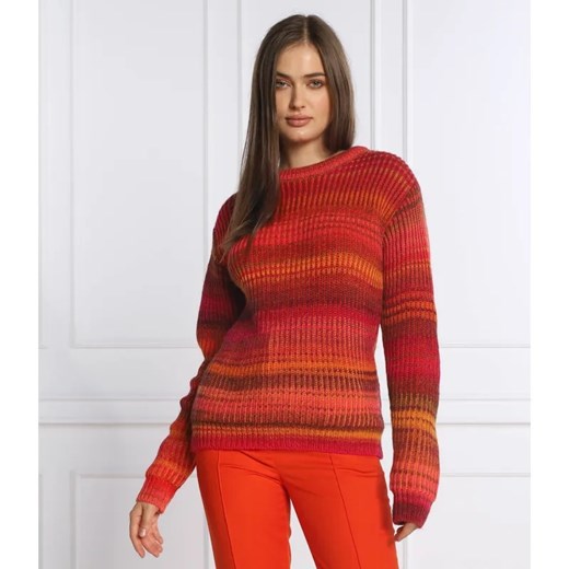 Patrizia Pepe Sweter | Regular Fit | z dodatkiem wełny ze sklepu Gomez Fashion Store w kategorii Swetry damskie - zdjęcie 184340470