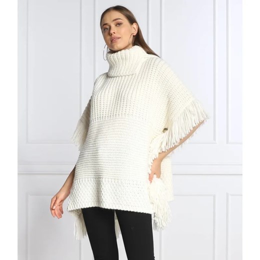 Liu Jo Ponczo | Relaxed fit | z dodatkiem wełny ze sklepu Gomez Fashion Store w kategorii Poncza - zdjęcie 184340562