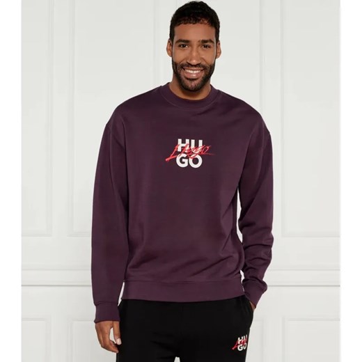 HUGO Bluza Dlogonty | Relaxed fit ze sklepu Gomez Fashion Store w kategorii Bluzy męskie - zdjęcie 184340572