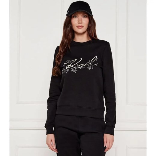 Karl Lagerfeld Bluza Orchid | Regular Fit ze sklepu Gomez Fashion Store w kategorii Bluzy damskie - zdjęcie 184340584