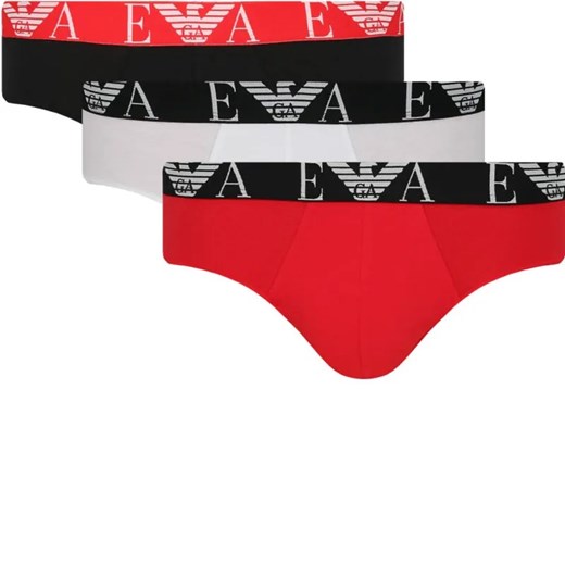 Emporio Armani Slipy 3-pack ze sklepu Gomez Fashion Store w kategorii Majtki męskie - zdjęcie 184340620