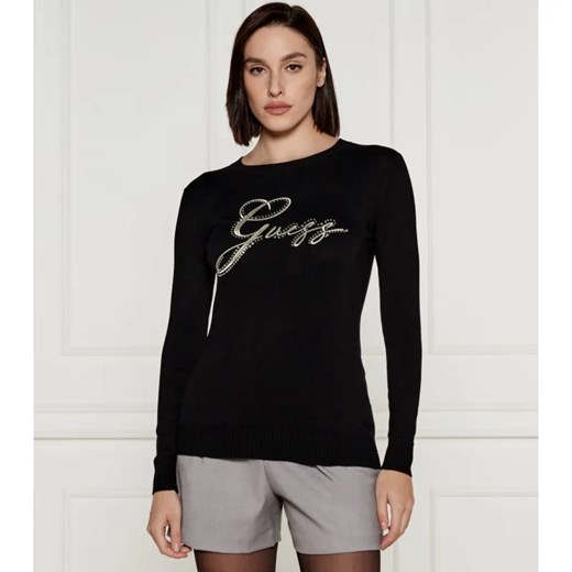 GUESS Sweter OLIVE | Slim Fit ze sklepu Gomez Fashion Store w kategorii Swetry damskie - zdjęcie 184340714