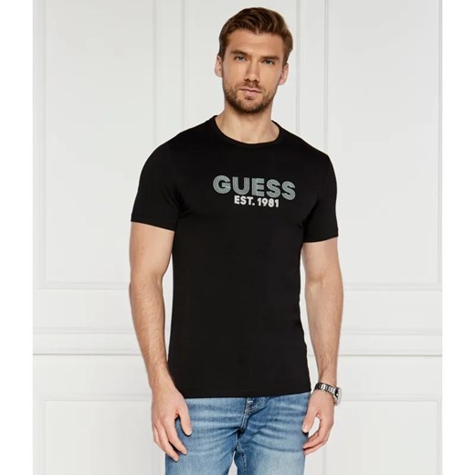 GUESS T-shirt | Slim Fit ze sklepu Gomez Fashion Store w kategorii T-shirty męskie - zdjęcie 184340743