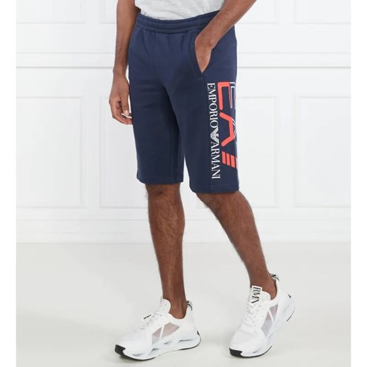 EA7 Szorty | Regular Fit M okazja Gomez Fashion Store