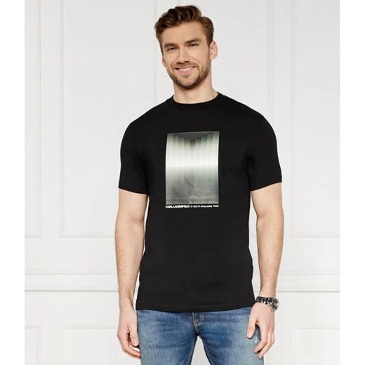 Karl Lagerfeld T-shirt | Regular Fit | stretch ze sklepu Gomez Fashion Store w kategorii T-shirty męskie - zdjęcie 184340822