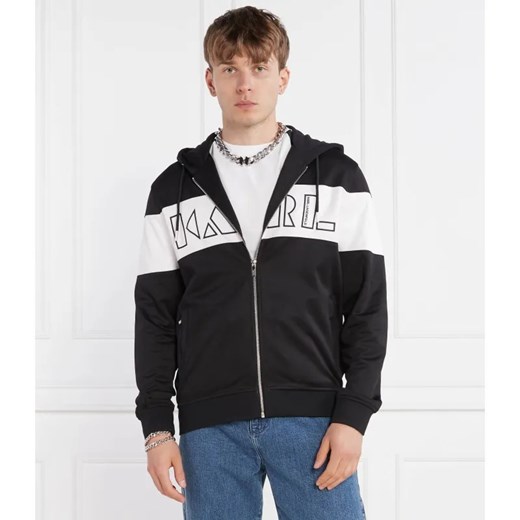 Karl Lagerfeld Bluza SWEAT HOODY | Regular Fit ze sklepu Gomez Fashion Store w kategorii Bluzy męskie - zdjęcie 184340851
