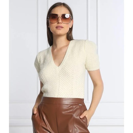 Liu Jo Sweter | Relaxed fit | z dodatkiem wełny ze sklepu Gomez Fashion Store w kategorii Swetry damskie - zdjęcie 184340880