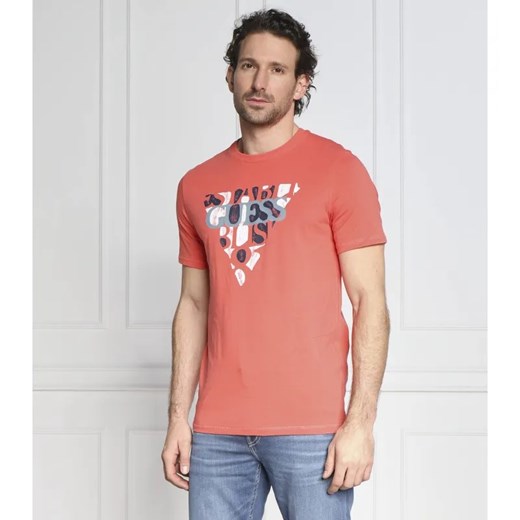 GUESS T-shirt | Regular Fit ze sklepu Gomez Fashion Store w kategorii T-shirty męskie - zdjęcie 184340974