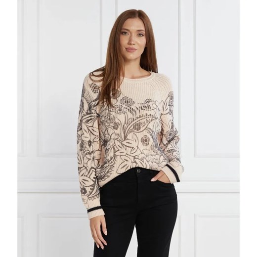 Marc Cain Wełniany sweter | Regular Fit ze sklepu Gomez Fashion Store w kategorii Swetry damskie - zdjęcie 184341000