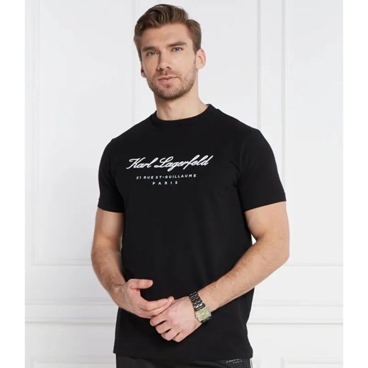 Karl Lagerfeld T-shirt | Regular Fit ze sklepu Gomez Fashion Store w kategorii T-shirty męskie - zdjęcie 184341004