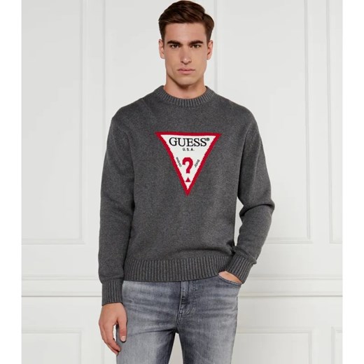 Guess Jeans Sweter | Regular Fit ze sklepu Gomez Fashion Store w kategorii Swetry męskie - zdjęcie 184341082