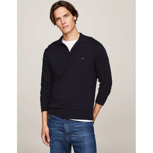 Tommy Hilfiger Polo | Regular Fit | z dodatkiem kaszmiru ze sklepu Gomez Fashion Store w kategorii T-shirty męskie - zdjęcie 184341092
