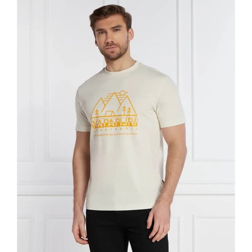 Napapijri T-shirt | Regular Fit ze sklepu Gomez Fashion Store w kategorii T-shirty męskie - zdjęcie 184341122