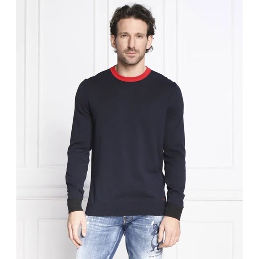 HUGO Sweter Scasius | Regular Fit ze sklepu Gomez Fashion Store w kategorii Swetry męskie - zdjęcie 184341190