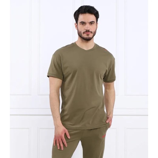 Hugo Bodywear T-shirt Labelled | Regular Fit ze sklepu Gomez Fashion Store w kategorii T-shirty męskie - zdjęcie 184341311