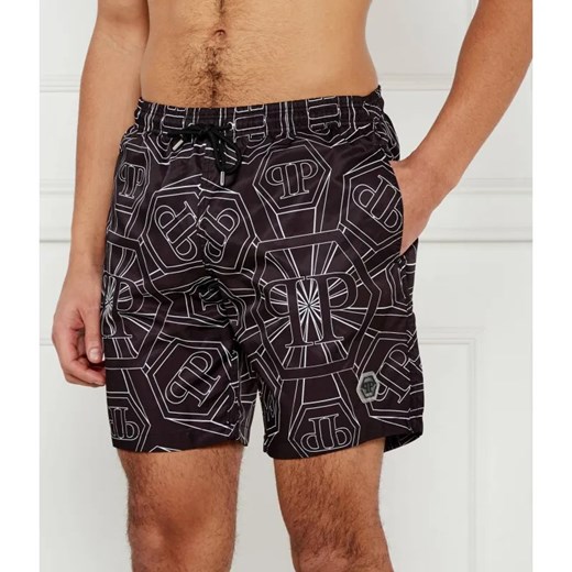 Philipp Plein Szorty kąpielowe Boxer | Regular Fit ze sklepu Gomez Fashion Store w kategorii Kąpielówki - zdjęcie 184341324