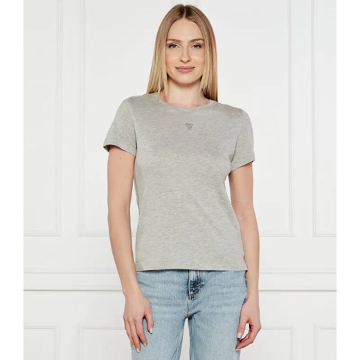 GUESS T-shirt | Longline Fit ze sklepu Gomez Fashion Store w kategorii Bluzki damskie - zdjęcie 184341354