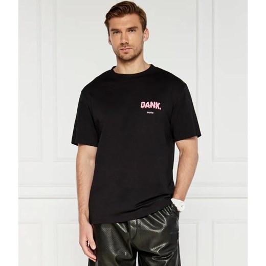 HUGO T-shirt | Regular Fit ze sklepu Gomez Fashion Store w kategorii T-shirty męskie - zdjęcie 184341484