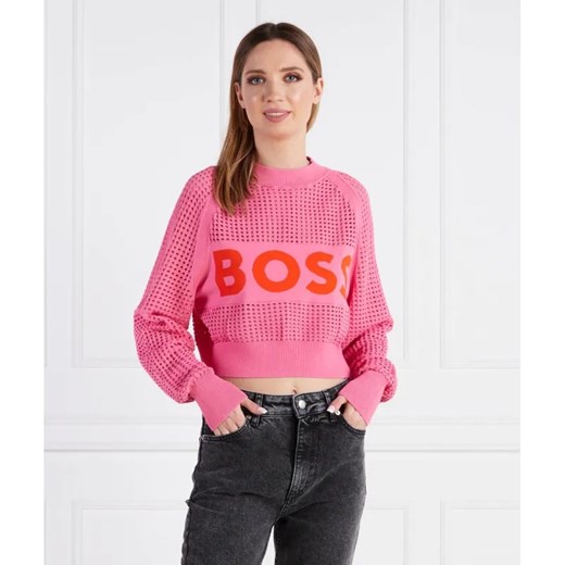 BOSS BLACK Sweter Fenniki | Relaxed fit ze sklepu Gomez Fashion Store w kategorii Swetry damskie - zdjęcie 184341543