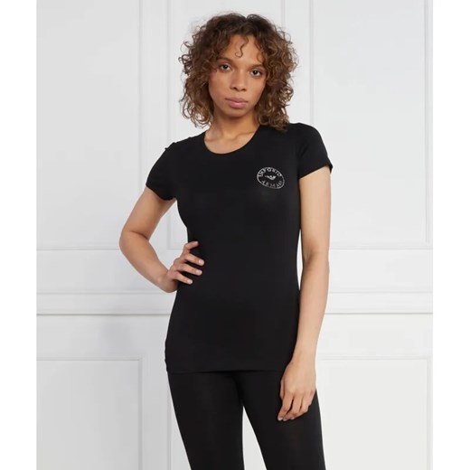 Emporio Armani T-shirt | Slim Fit ze sklepu Gomez Fashion Store w kategorii Bluzki damskie - zdjęcie 184341574