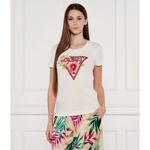 GUESS T-shirt | Regular Fit ze sklepu Gomez Fashion Store w kategorii Bluzki damskie - zdjęcie 184341591