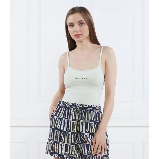 Tommy Jeans Top | Slim Fit ze sklepu Gomez Fashion Store w kategorii Bluzki damskie - zdjęcie 184341731