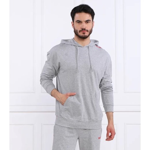 Hugo Bodywear Bluza Labelled Sweat Hood | Regular Fit ze sklepu Gomez Fashion Store w kategorii Bluzy męskie - zdjęcie 184341834