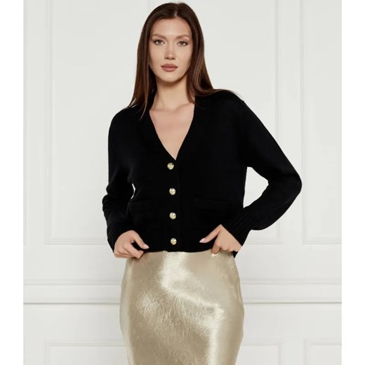 Joop! Wełniany kardigan | Regular Fit | z dodatkiem kaszmiru ze sklepu Gomez Fashion Store w kategorii Swetry damskie - zdjęcie 184341892