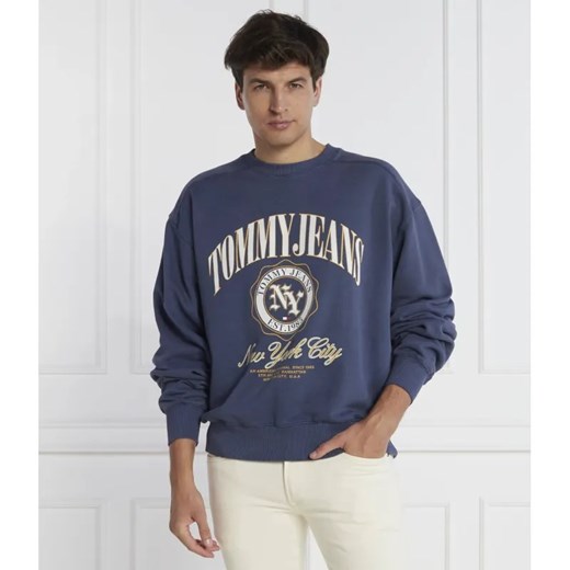 Tommy Jeans Bluza TJM BOXY LUXE VARSITY CREW | Regular Fit ze sklepu Gomez Fashion Store w kategorii Bluzy męskie - zdjęcie 184341950