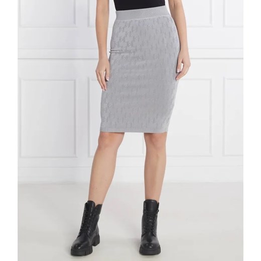 Karl Lagerfeld Spódnica MONOGRAM JACQUARD ze sklepu Gomez Fashion Store w kategorii Spódnice - zdjęcie 184341980
