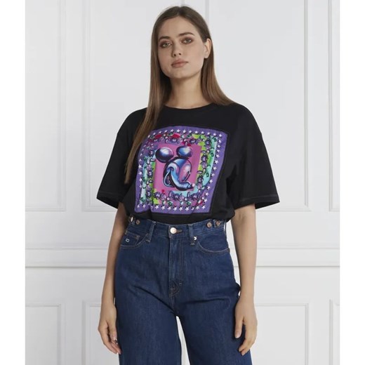 Desigual T-shirt | Regular Fit ze sklepu Gomez Fashion Store w kategorii Bluzki damskie - zdjęcie 184342010