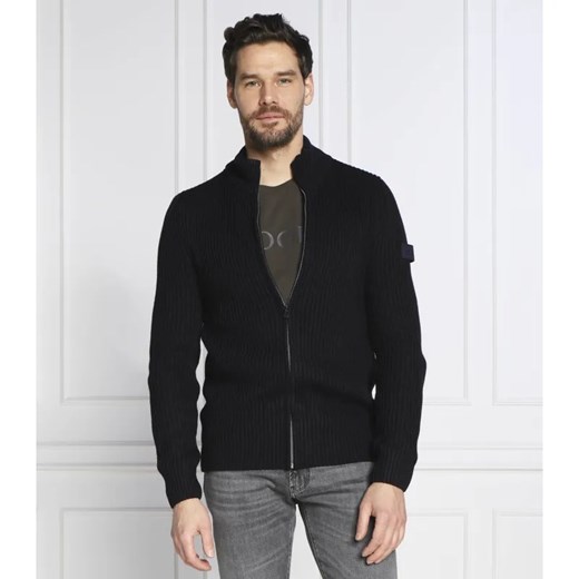 Joop! Kardigan | Regular Fit | z dodatkiem wełny ze sklepu Gomez Fashion Store w kategorii Swetry męskie - zdjęcie 184342011