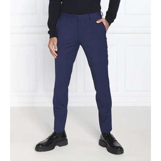 HUGO Spodnie Hesten212 | Regular Fit | z dodatkiem wełny ze sklepu Gomez Fashion Store w kategorii Spodnie męskie - zdjęcie 184342021
