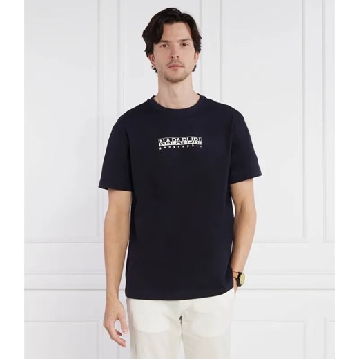 Napapijri T-shirt S-BOX SS 4 | Regular Fit ze sklepu Gomez Fashion Store w kategorii T-shirty męskie - zdjęcie 184342102
