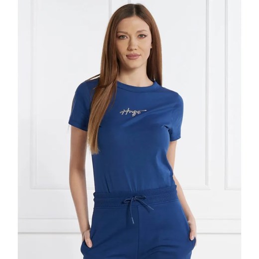 HUGO T-shirt Classic Tee_4 | Regular Fit ze sklepu Gomez Fashion Store w kategorii Bluzki damskie - zdjęcie 184342191