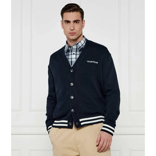 Guess Jeans Kardigan Varsity | Loose fit ze sklepu Gomez Fashion Store w kategorii Swetry męskie - zdjęcie 184342343