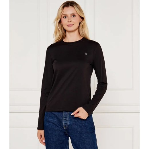Calvin Klein Jeans Bluzka EMBRO | Regular Fit ze sklepu Gomez Fashion Store w kategorii Bluzki damskie - zdjęcie 184342423