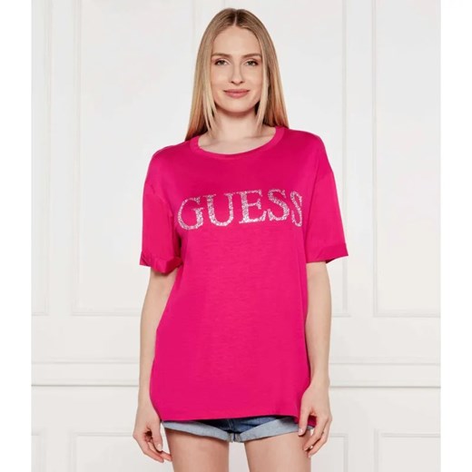 Guess T-shirt | Regular Fit ze sklepu Gomez Fashion Store w kategorii Odzież plażowa - zdjęcie 184342450