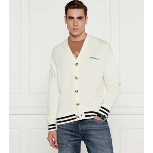 Guess Jeans Kardigan Varsity | Loose fit ze sklepu Gomez Fashion Store w kategorii Swetry męskie - zdjęcie 184342484