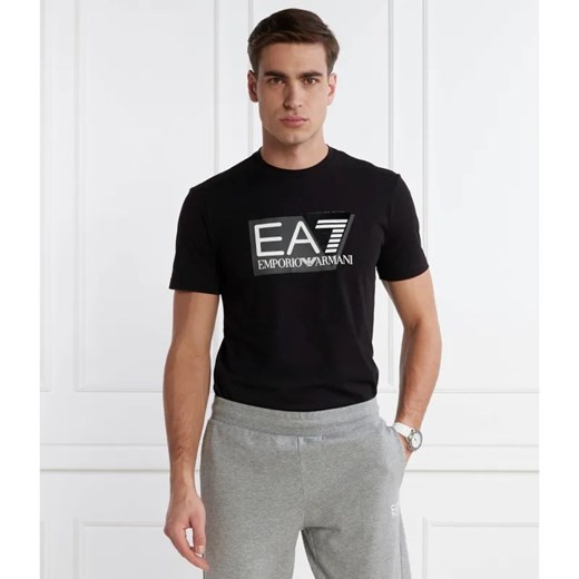 EA7 T-shirt | Regular Fit ze sklepu Gomez Fashion Store w kategorii T-shirty męskie - zdjęcie 184342500