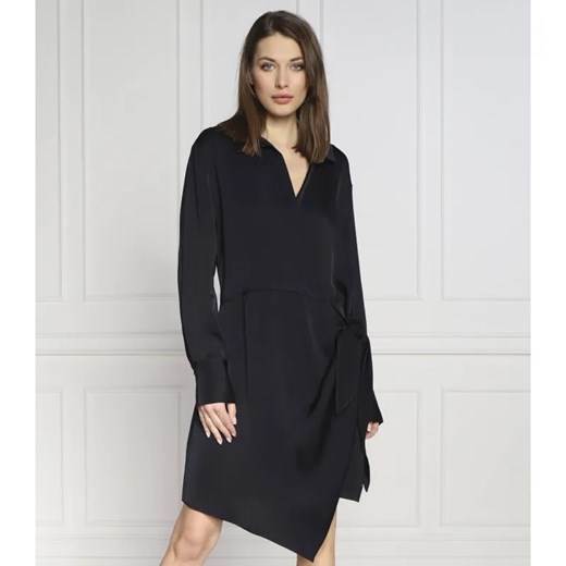 Tommy Hilfiger Sukienka CREPE KNOTTED ze sklepu Gomez Fashion Store w kategorii Sukienki - zdjęcie 184342563