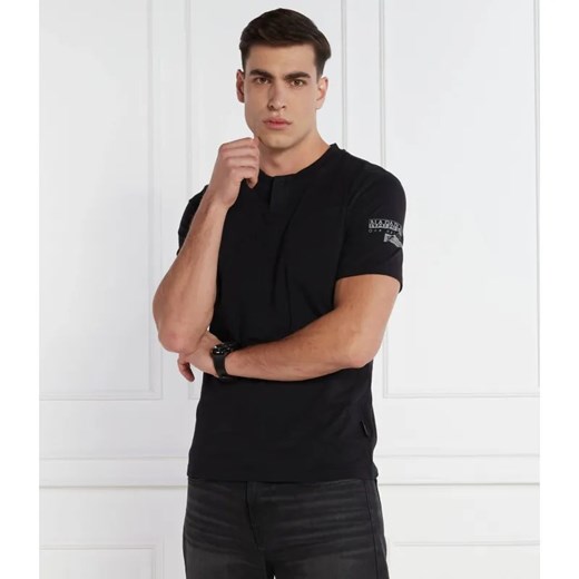 Napapijri T-shirt MELVILLE | Regular Fit ze sklepu Gomez Fashion Store w kategorii T-shirty męskie - zdjęcie 184342592