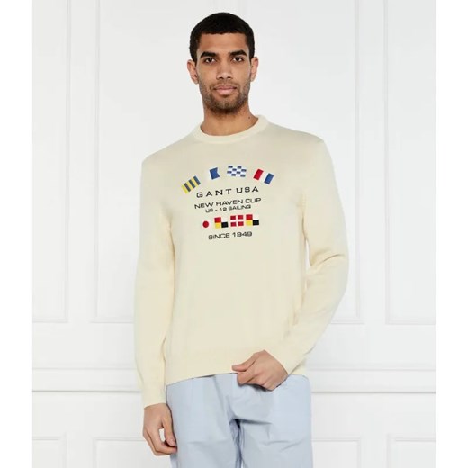 Gant Sweter NAUTICAL FLAGS | Regular Fit ze sklepu Gomez Fashion Store w kategorii Swetry męskie - zdjęcie 184342610