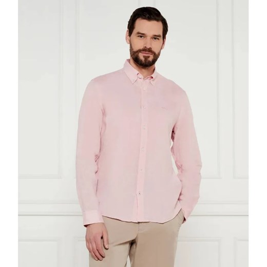 BOSS BLACK Lniana koszula H-LIAM-BD-E-C1-243 | Regular Fit ze sklepu Gomez Fashion Store w kategorii Koszule męskie - zdjęcie 184342612