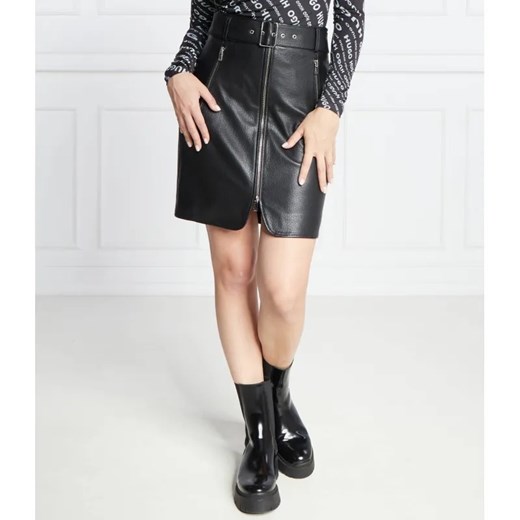 HUGO Skórzana spódnica Leonara XS wyprzedaż Gomez Fashion Store
